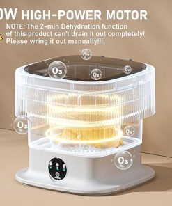 Compact 11L Portable Washing Machine for Travel and Camping 60W 2