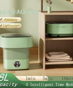 Portable Washing Machine 8L for Apartments Camping Travel Deep Clean 2