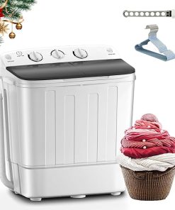 Portable Twin Tub Washing Machine Combo with Free Dry Rack Offer
