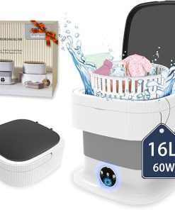 Portable 16L Mini Washing Machine for Travel and Camping Use