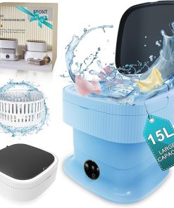 Compact 15L Mini Portable Washing Machine for Travel and Camping
