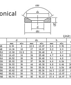 304 Stainless Steel Flat Washers M6 M8 M10 M12 M16 M20 Tapered Cone 2