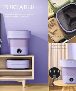 Portable 8L Mini Washing Machine for Apartments and Dorms 2