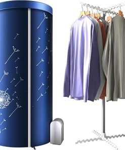 Compact 1000W Portable Clothes Dryer for Home, Travel and RVs
