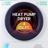 Equator 24 Heat Pump Dryer 3.7 cf 20 lbs Eco Sensor Ventless 110V