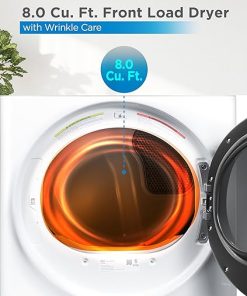 Black and Decker 8.0 Cu Ft Electric Dryer with Steam and LED Display 2