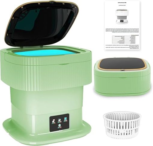 Compact 18L Portable Washing Machine for Travel Baby Laundry