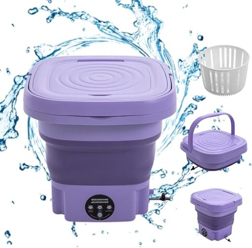 Compact 8L Portable Washing Machine for Baby Clothes and Travel - Image 2
