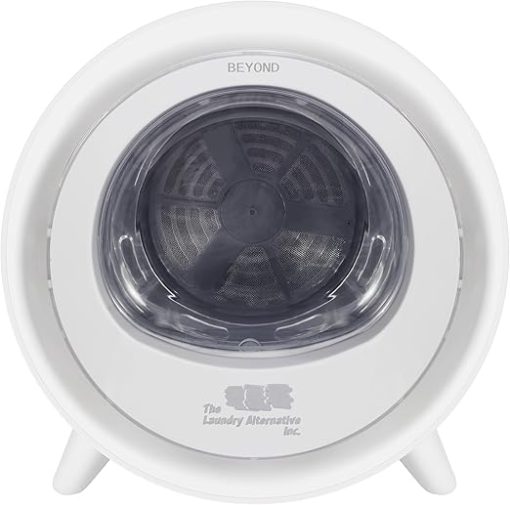 Compact Portable Tumble Dryer Lightweight Efficient White Model