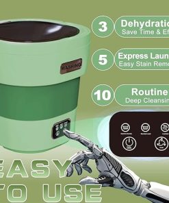 Large Capacity Portable Washing Machine for Travel and Camping 2