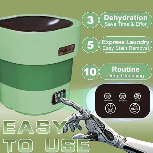 Large Capacity Portable Washing Machine for Travel and Camping - Image 2