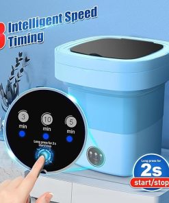 Folding Mini Washing Machine 11L with 3 Cleaning Modes for Travel 2