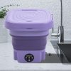 Compact Portable Mini Washing Machine 8L Top Load Foldable 110V