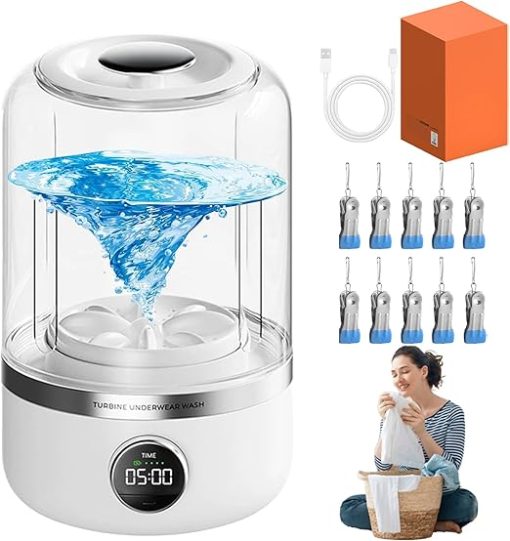 Ye02 Mini Portable Washing Machine for Underwear and Socks Travel - Image 2