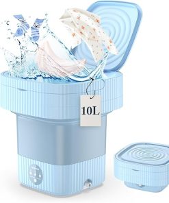 Compact 10L Portable Washing Machine for Travel and Camping Use