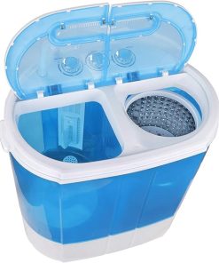 ZenStyle Portable Washer Compact Twin Tub 9.9 LB Mini Washing Machine
