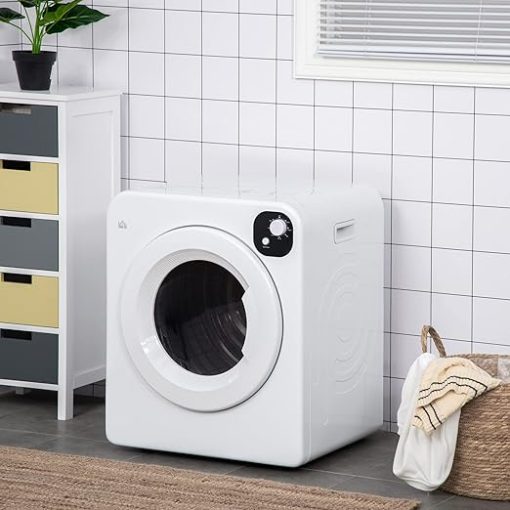 Compact 1300W Clothes Dryer with Intelligent Drying for Apartments - Image 2