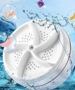 Portable Mini Turbo Washer for Apartments Travel and Small Items