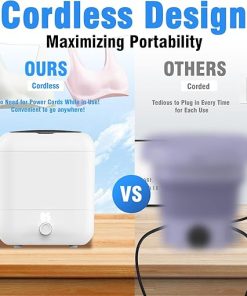 Portable Rechargeable Mini Washing Machine for Baby Clothes 5L 2