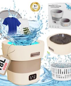 Compact 18L Portable Washing Machine for Travel and Daily Use