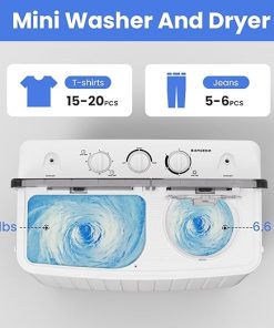 BANGSON Compact Portable Washing Machine for Camping and Dorms 2