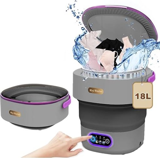 Portable 18L Mini Washing Machine Compact Washer for Small Spaces