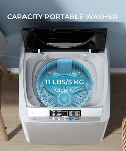 Euhomy 1.59 Cu Ft Portable Washing Machine with Drain Pump and Display 2