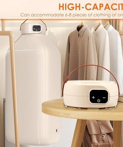 Compact Portable Clothes Dryer for Apartments and RVs with Timer 2