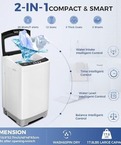Nictemaw 2.4Cu.ft Compact Portable Washing Machine for Apartment RV 2