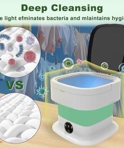 15L Portable Mini Washing Machine with Spin Dryer for Travel Use 2