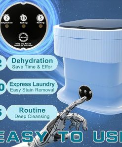 Portable Folding Washing Machine for Small Clothes and Baby Items 2