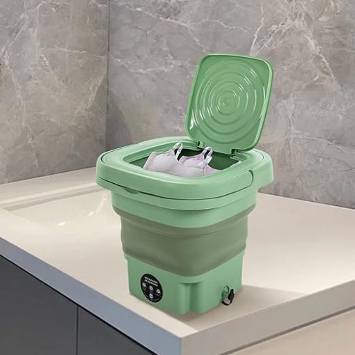 Portable Mini Washing Machine with Spin Dryer for Travel and Camping - Image 2