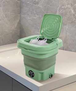 Portable Mini Washing Machine with Spin Dryer for Travel and Camping