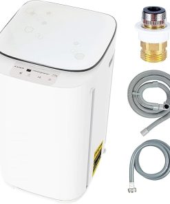 Upgraded Compact Fully Automatic 2-in-1 Washer and Spin Dryer 8 lbs 2