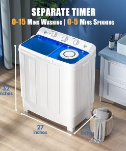Auertech 28 lbs Portable Washing Machine for Apartment RV Dorm Use 2