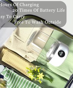 Upgraded Portable Mini Washing Machine for Underwear and Baby Clothes 2