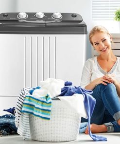 Giantex Portable Washer and Spinner Combo 20lbs for Apartments RV 2