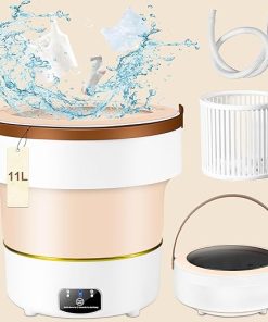 Compact 11L Portable Washing Machine with 3 Modes for Deep Cleaning