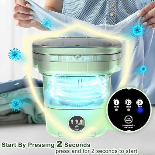 Portable Mini Washing Machine 11L Washer Dryer for Baby Clothes - Image 2