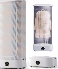 Portable Electric Clothes Dryer with Intelligent Timer and Steam Function