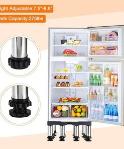 Mini Fridge Stand with Strong Feet Adjustable Base for Appliances 2