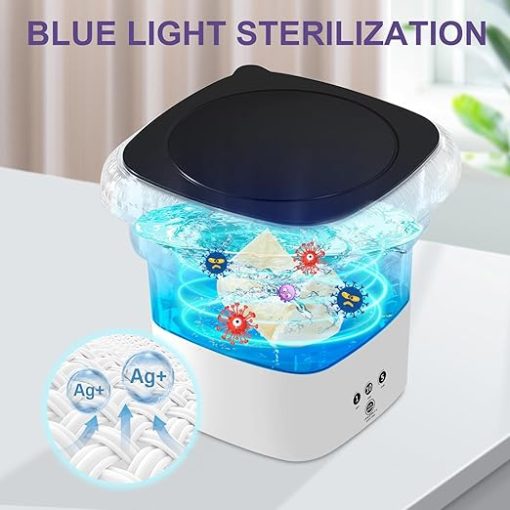 Portable Washing Machine 6.5L Mini Washer with 3 Wash Modes - Image 2