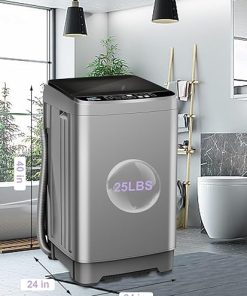 Portable 25 lbs Washing Machine with 10 Programs and LED Display 2