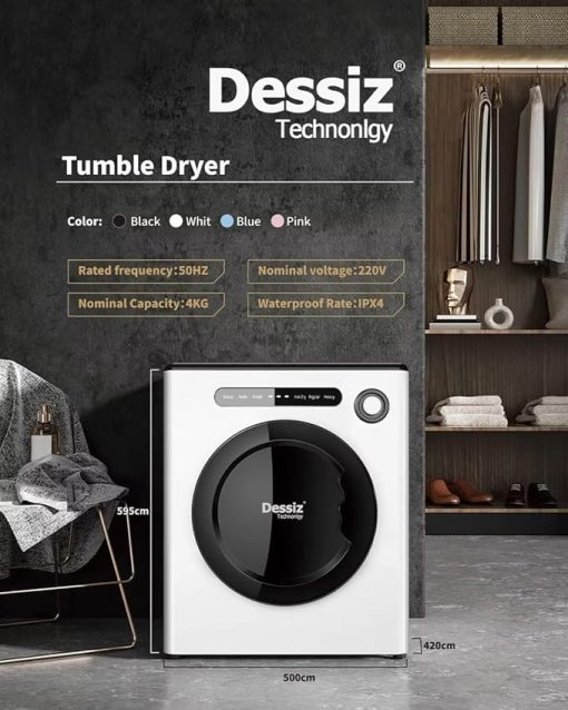 White Dryer Model DS04 for Efficient Drying Performance - Image 2