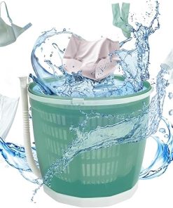 Mini Portable 2 in 1 Manual Washing Machine and Spin Dryer for Travel