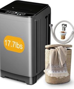 Compact Portable Washing Machine 17.7lbs Full-Automatic for Home