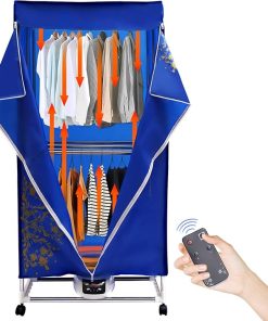 Efficient Portable Clothes Dryer Rack 1200-1500W with Timed Cover