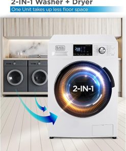 BLACK+DECKER 2.7 Cu. Ft. Washer Dryer Combo with LED Display and 16 Cycles 2