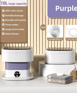Portable Mini Folding Washing Machine for Baby Clothes and Travel 2