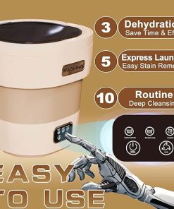 Portable 18L Folding Mini Washing Machine for Travel and Camping 2
